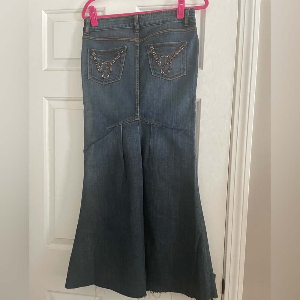 Vintage Maxi denim skirt